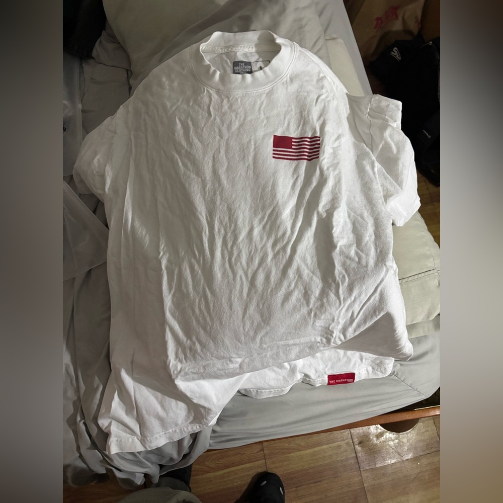 Nipsey hussle the marathon clothing red flag T shirt